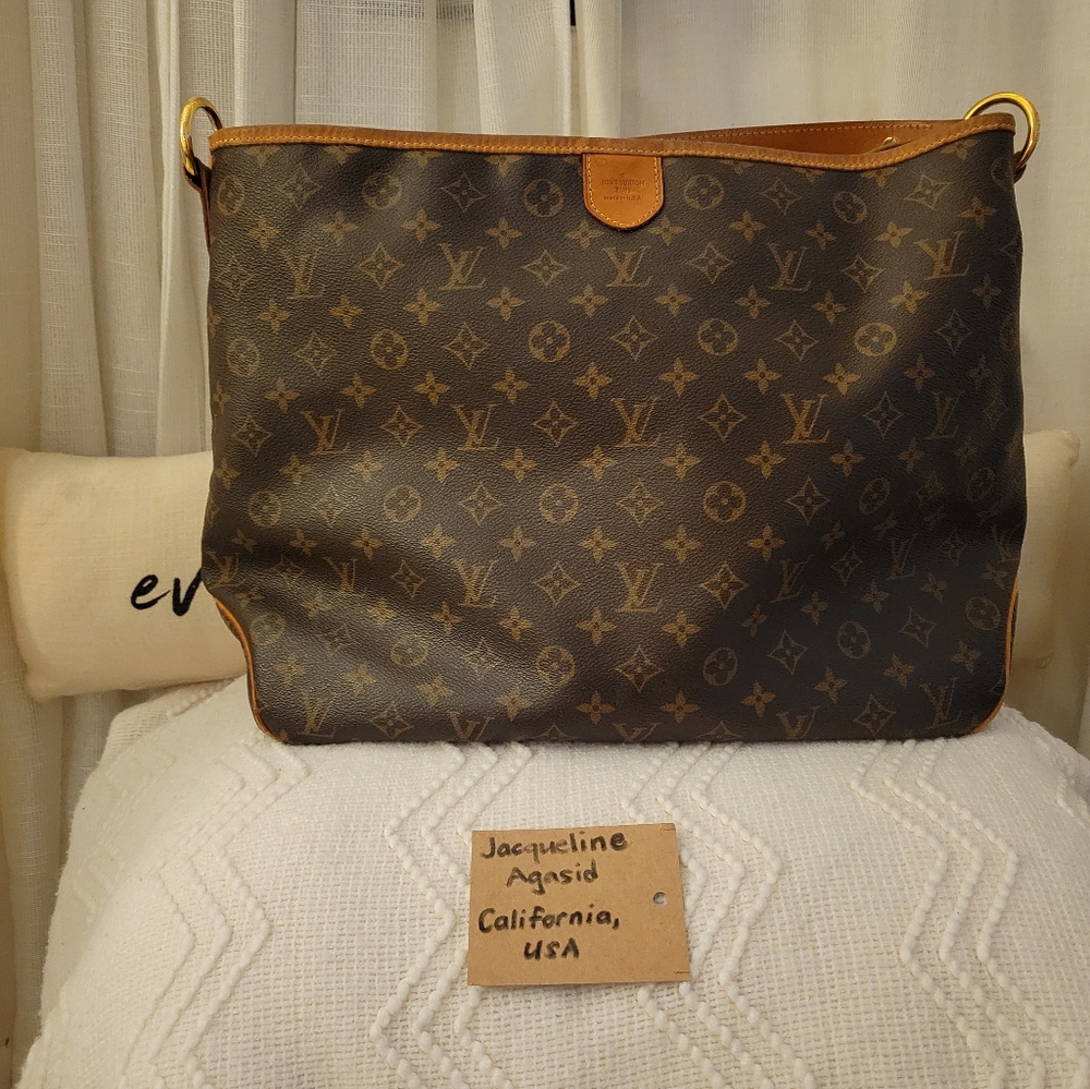 Delightful MM monogram hobo tote